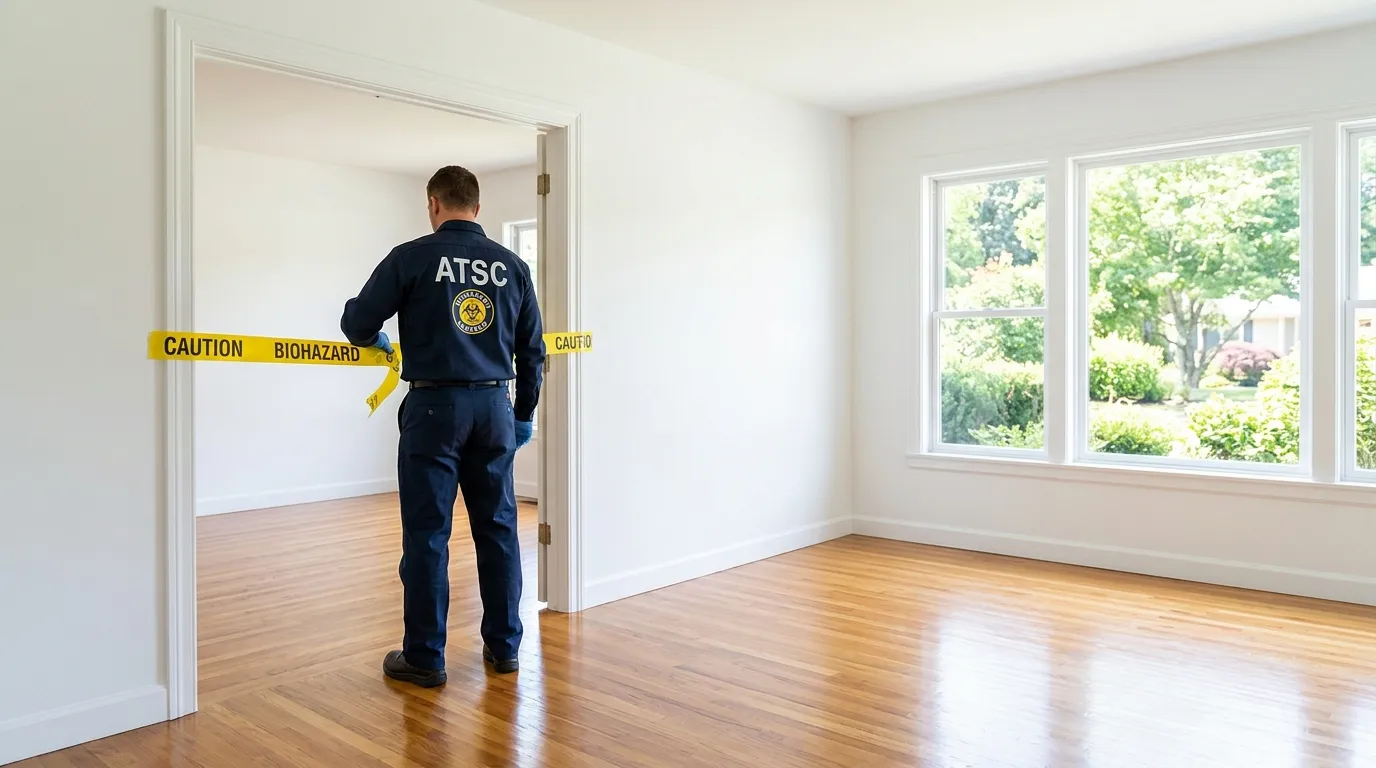 Certified biohazard cleanup crew performing Crime Scene Cleanup in Prescott Valley